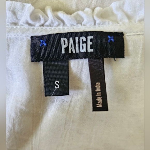 Paige Jaslene Tunics Dress in White. Size S - Picture 10 of 10